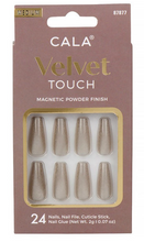 Load image into Gallery viewer, Cala Velvet Touch Press On Nails | Medium Length Cateye
