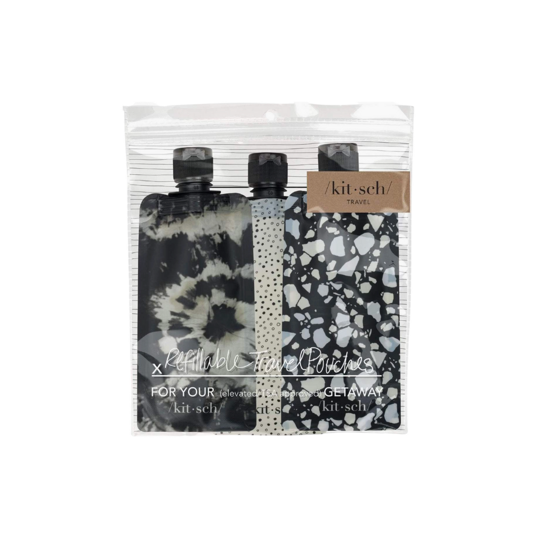 Refillable Travel Pouches 3pc Set