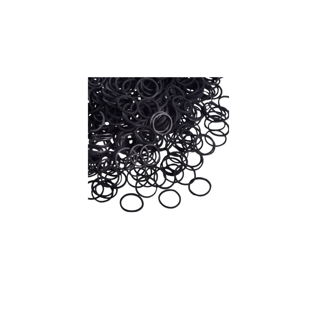 Black Rubber Bands - Standard Size